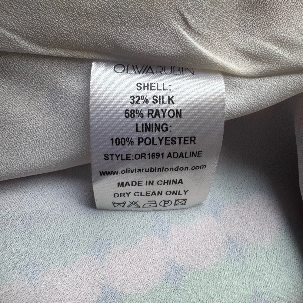OLIVIA RUBIN Adaline Silk Dress Size 8 - Picture 7 of 7